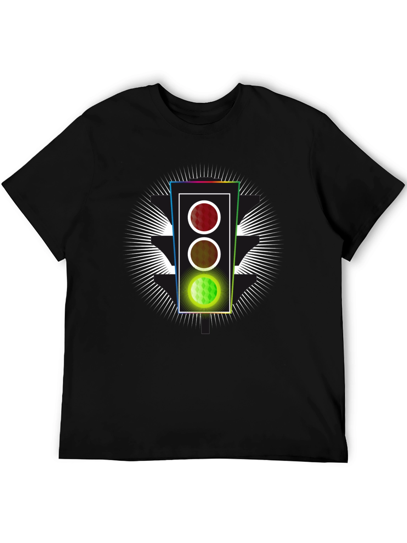 Traffic Light Graphic Tee - Green Means Go!