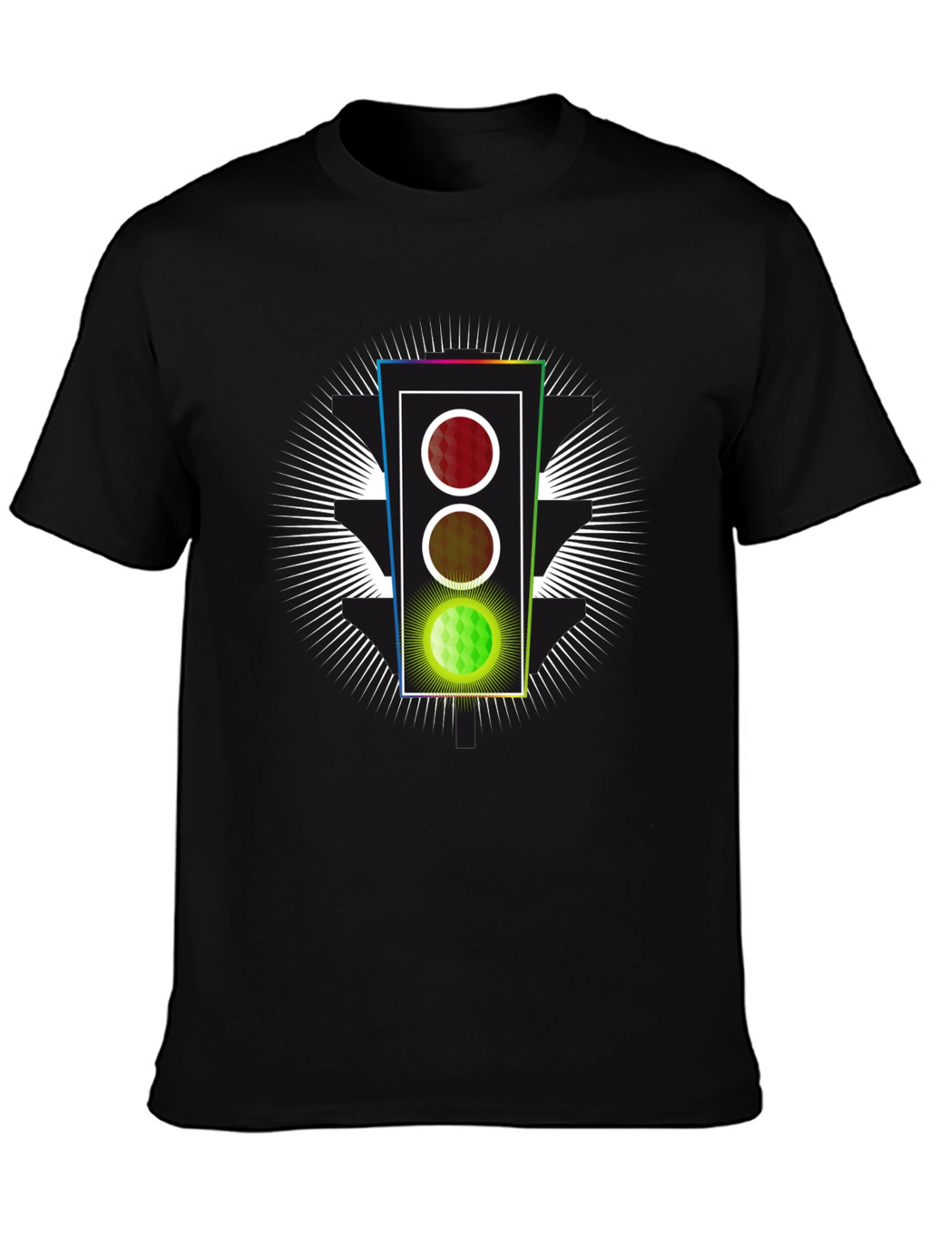 Traffic Light Graphic Tee - Green Means Go!