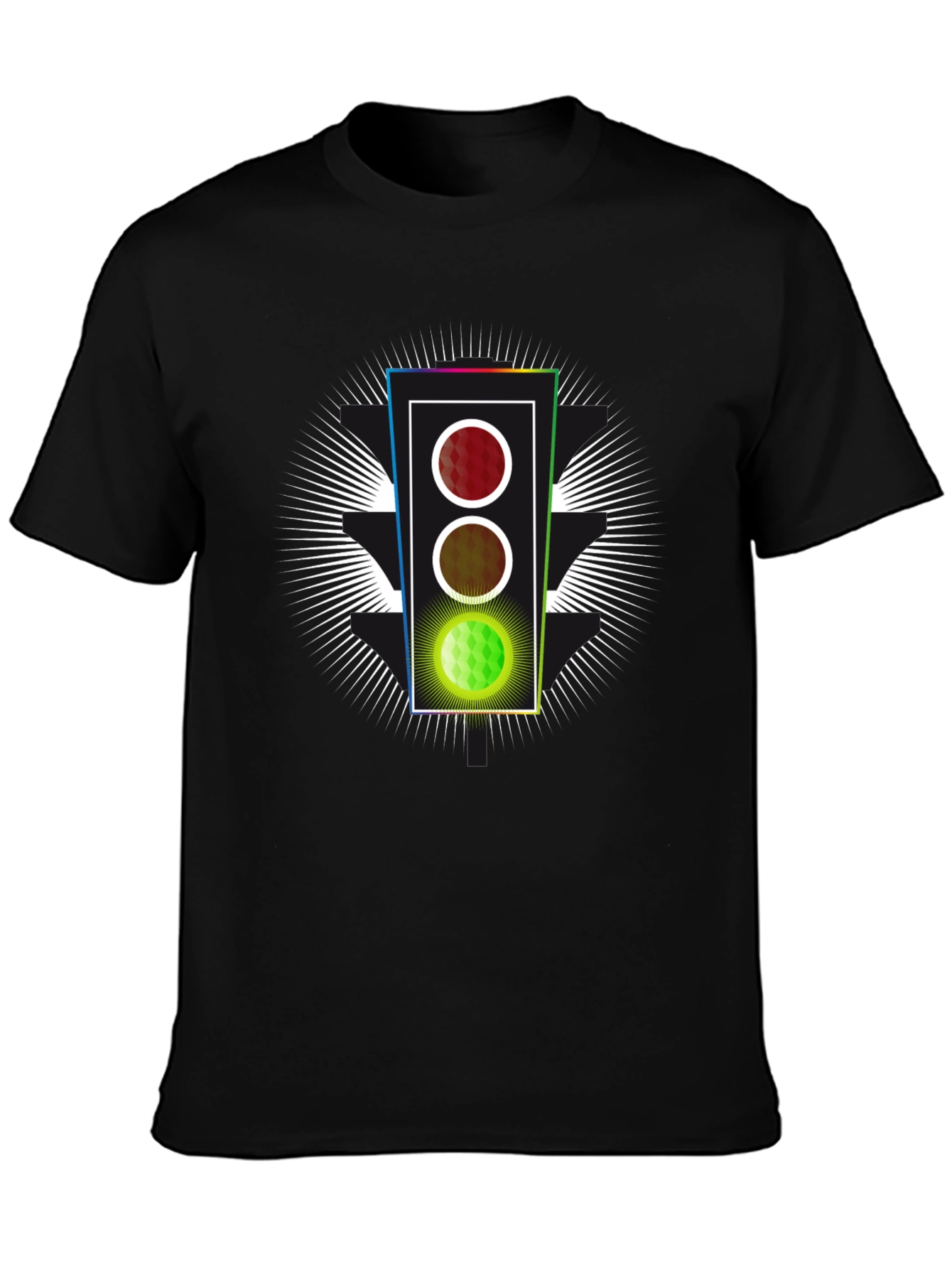 Traffic Light Graphic Tee - Green Means Go!