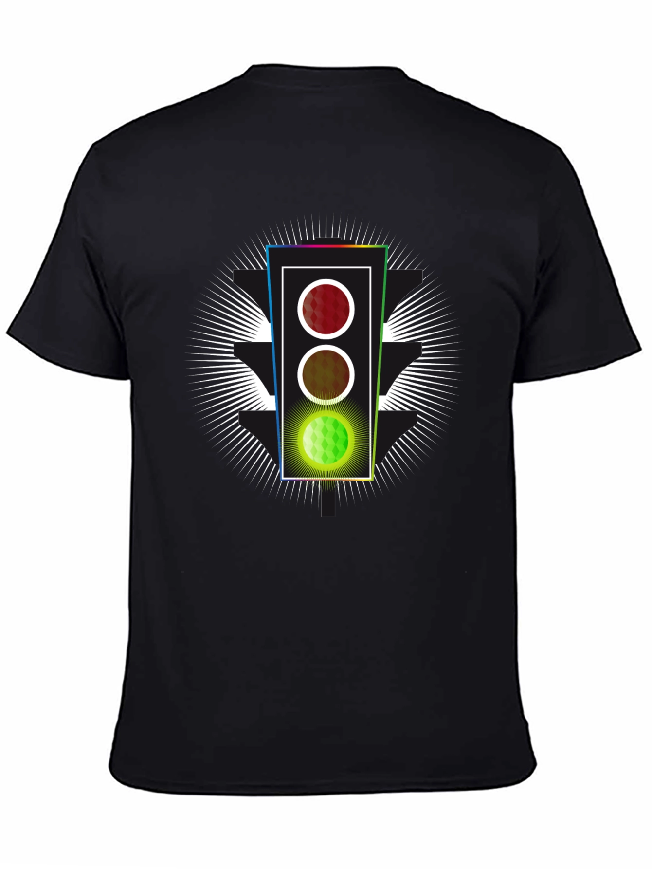 Traffic Light Graphic Tee - Green Means Go!