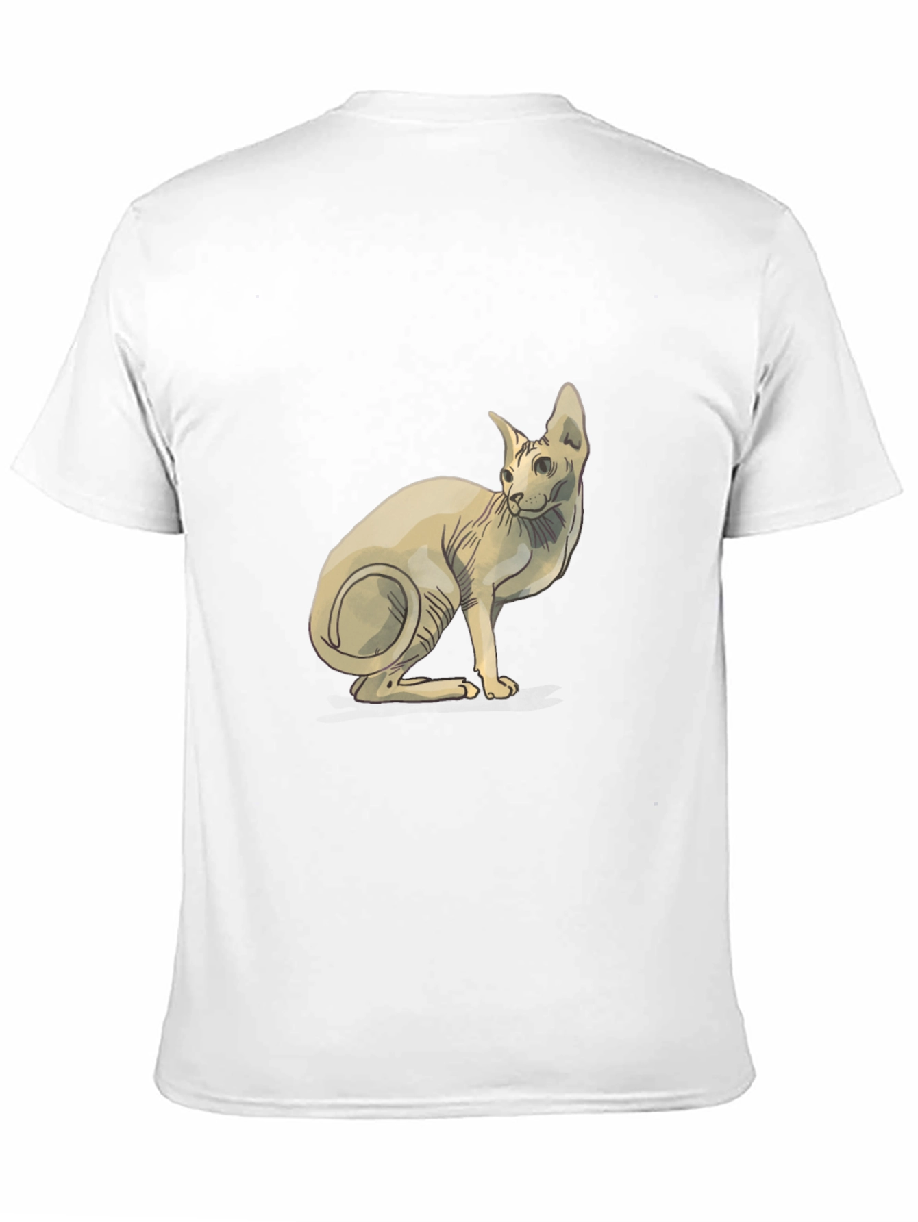 Sphynx Cat Graphic Tee - Unique Design