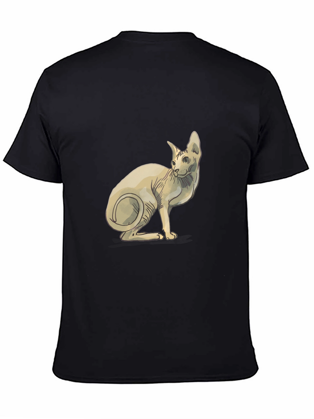 Sphynx Cat Graphic Tee - Unique Design