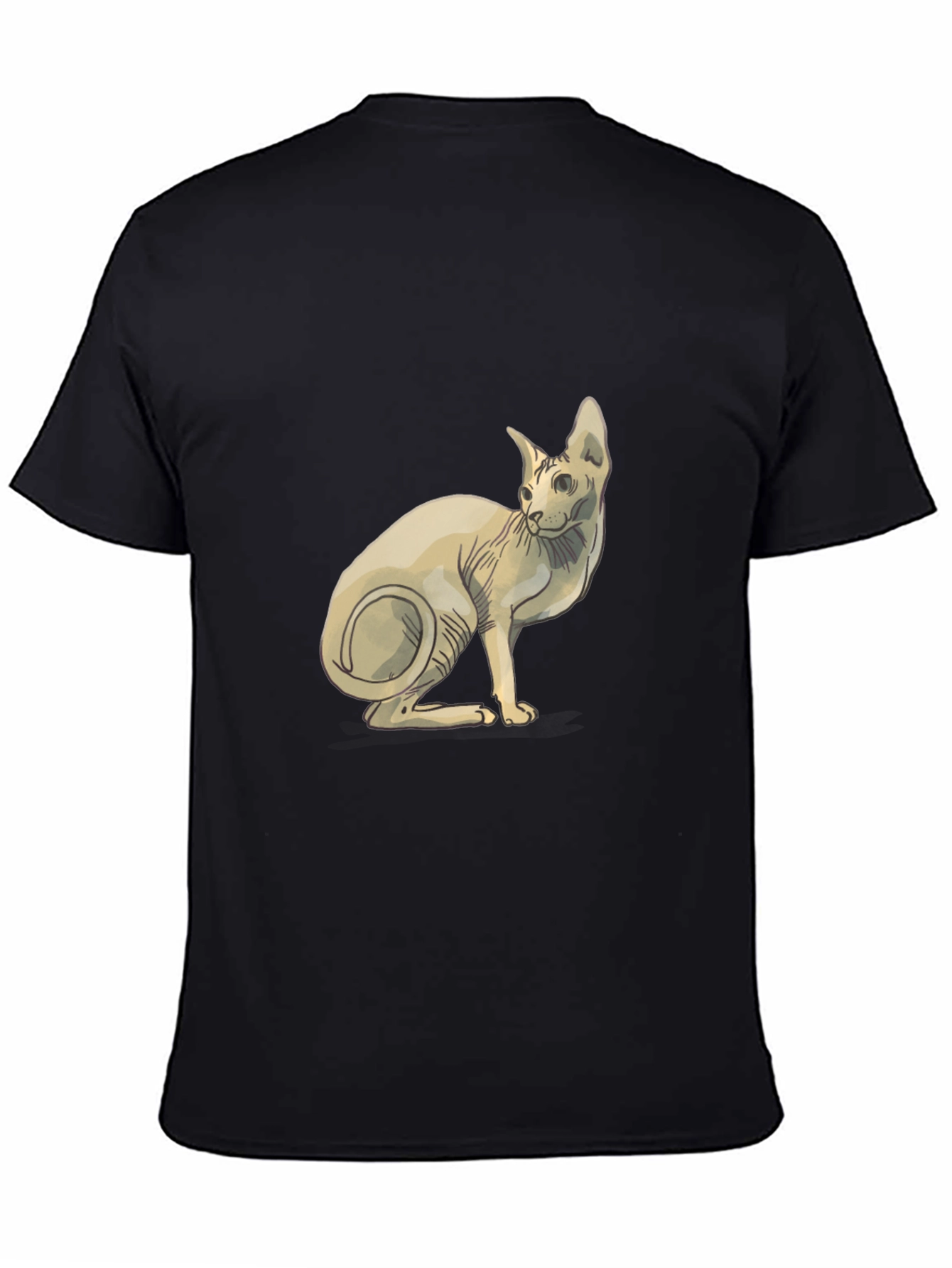 Sphynx Cat Graphic Tee - Unique Design