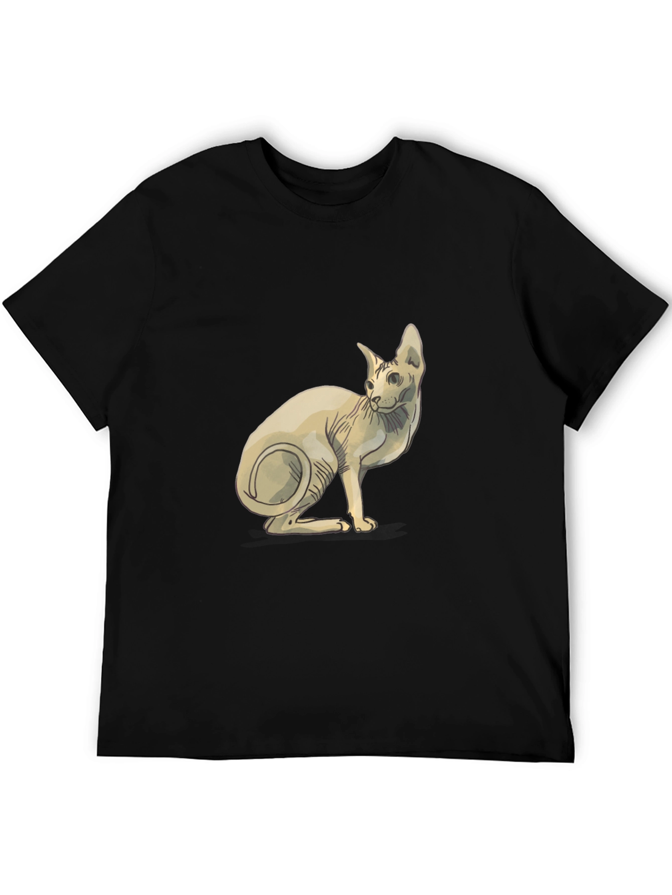 Sphynx Cat Graphic Tee - Unique Design