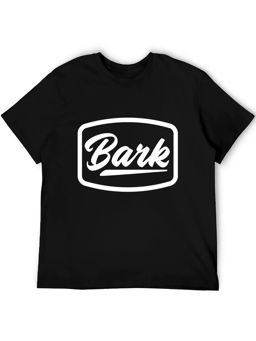 Bark Logo T-Shirt - Black Cotton Blend Tee