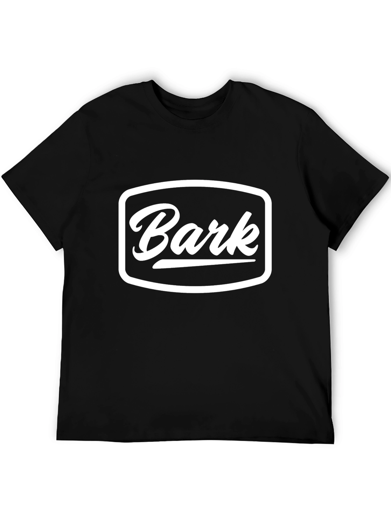 Bark Logo T-Shirt - Black Cotton Blend Tee