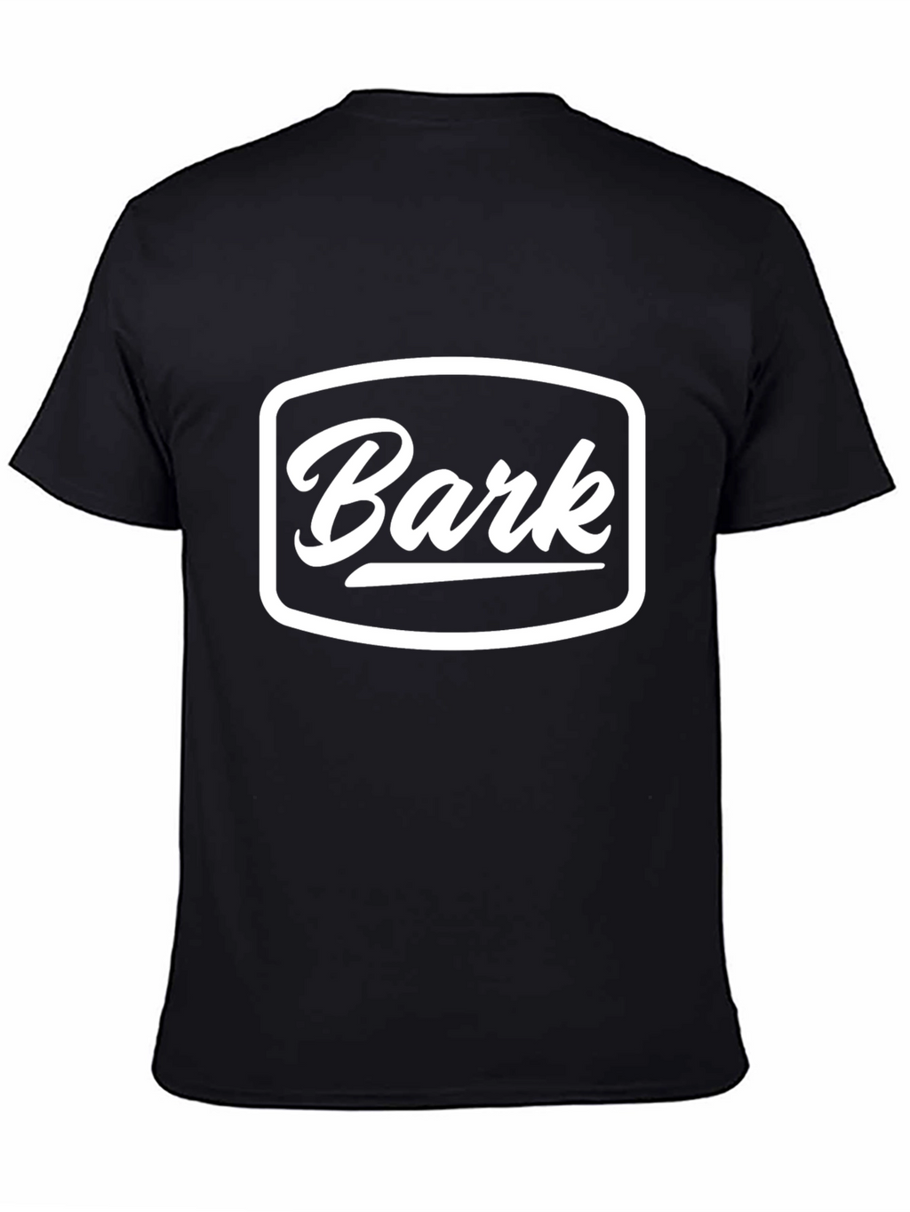 Bark Logo T-Shirt - Black Cotton Blend Tee