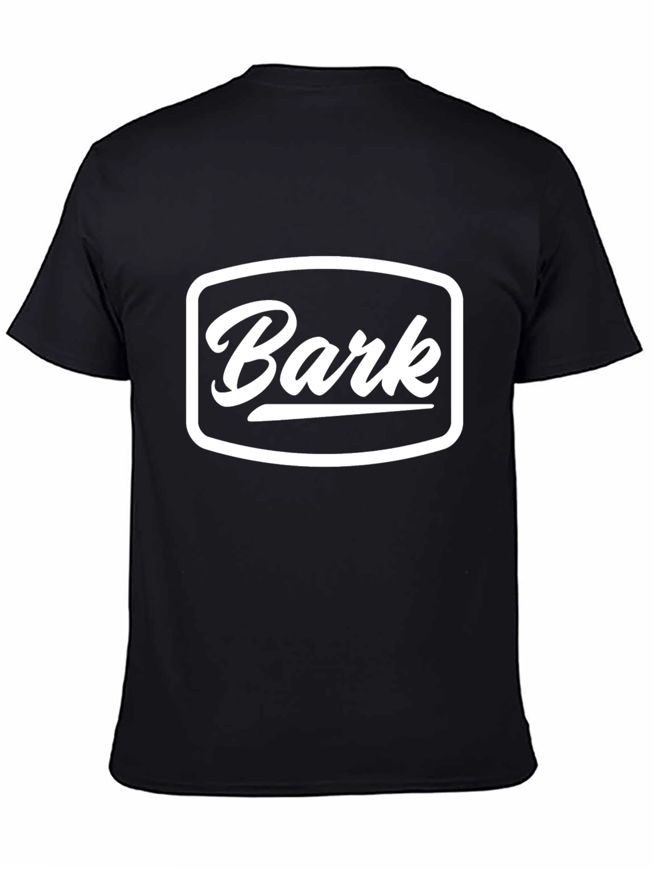 Bark Logo T-Shirt - Black Cotton Blend Tee