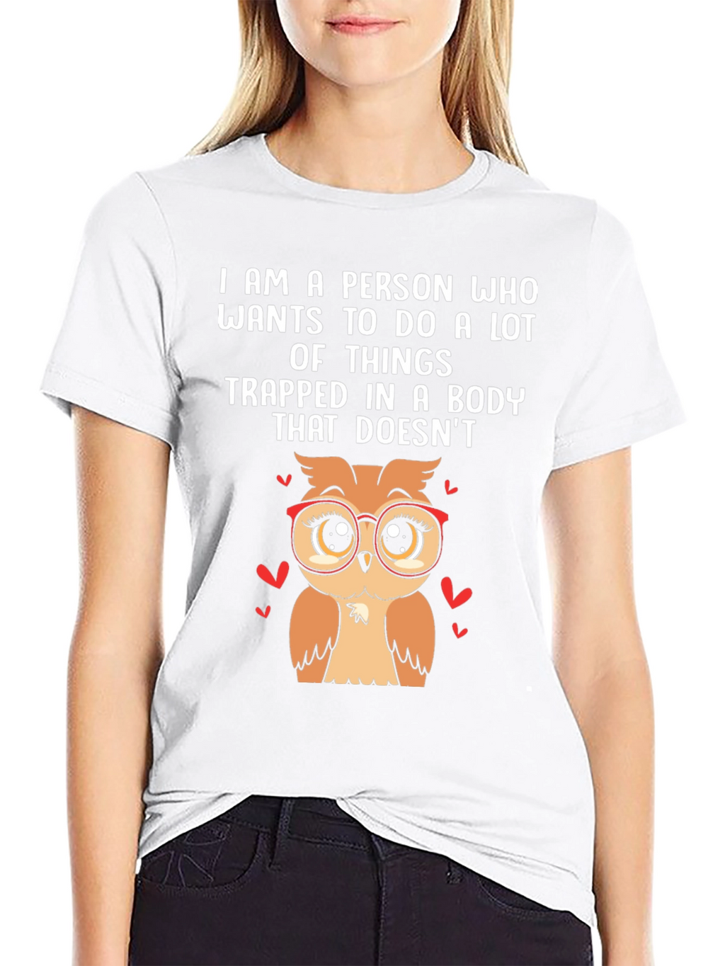 Owl Lover T-Shirt - Trapped in This Body Tee