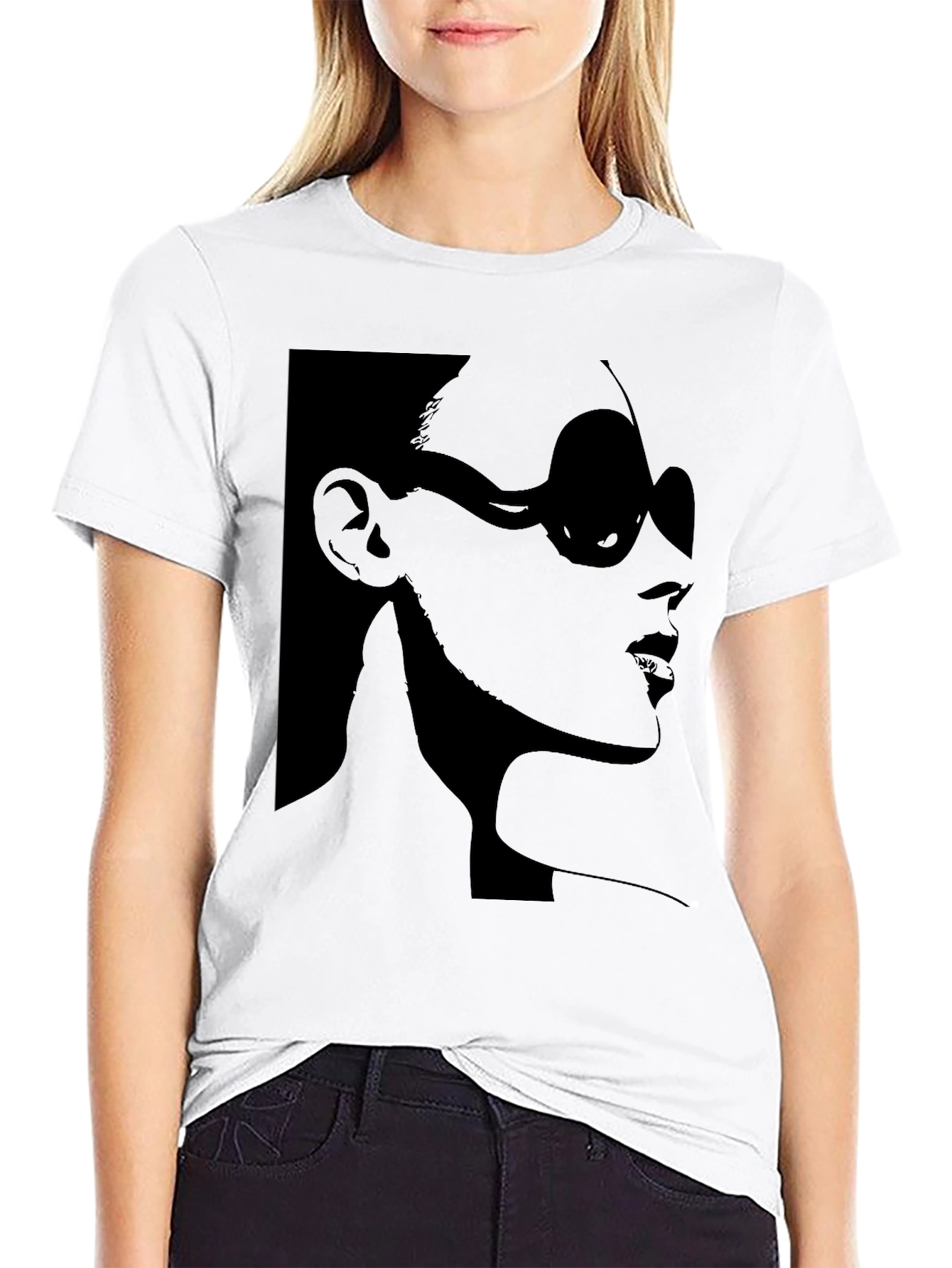 Stylish Silhouette Graphic T-Shirt