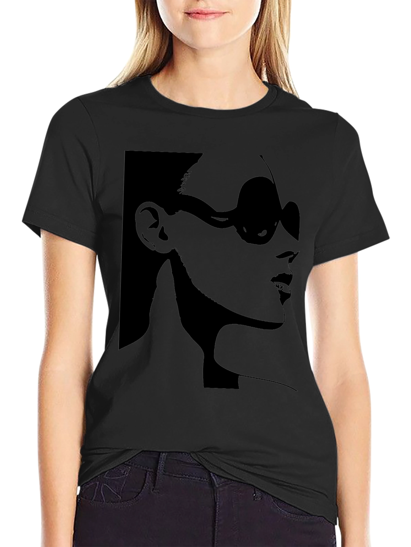 Stylish Silhouette Graphic T-Shirt