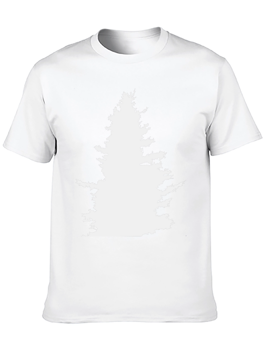 White Tree Silhouette Graphic Tee