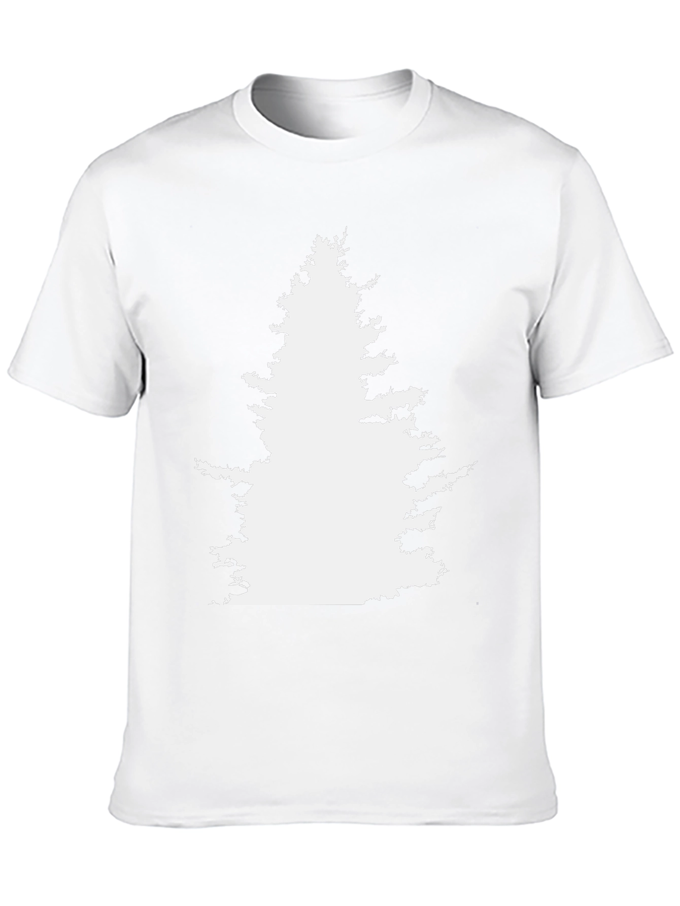 White Tree Silhouette Graphic Tee