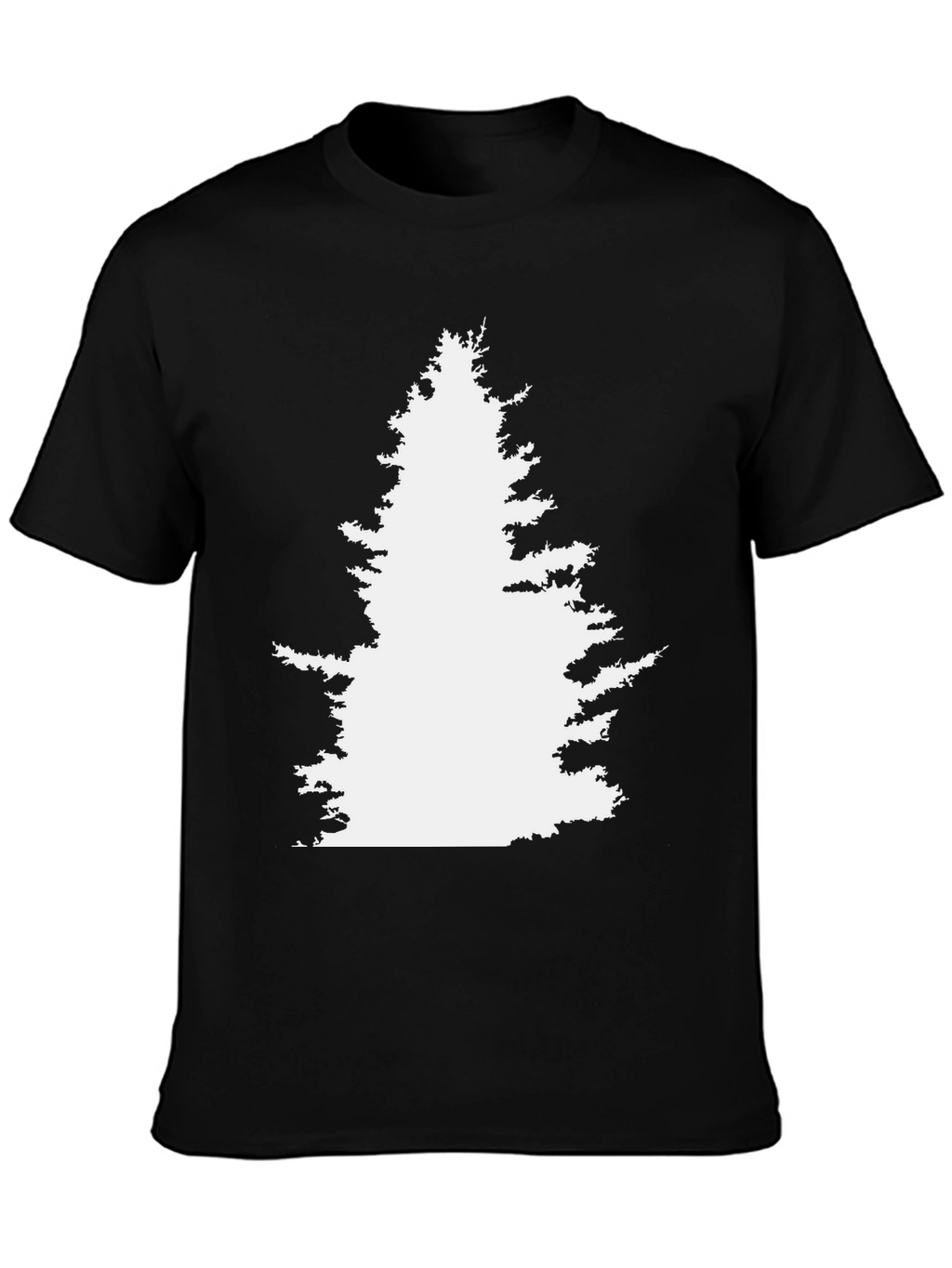 White Tree Silhouette Graphic Tee