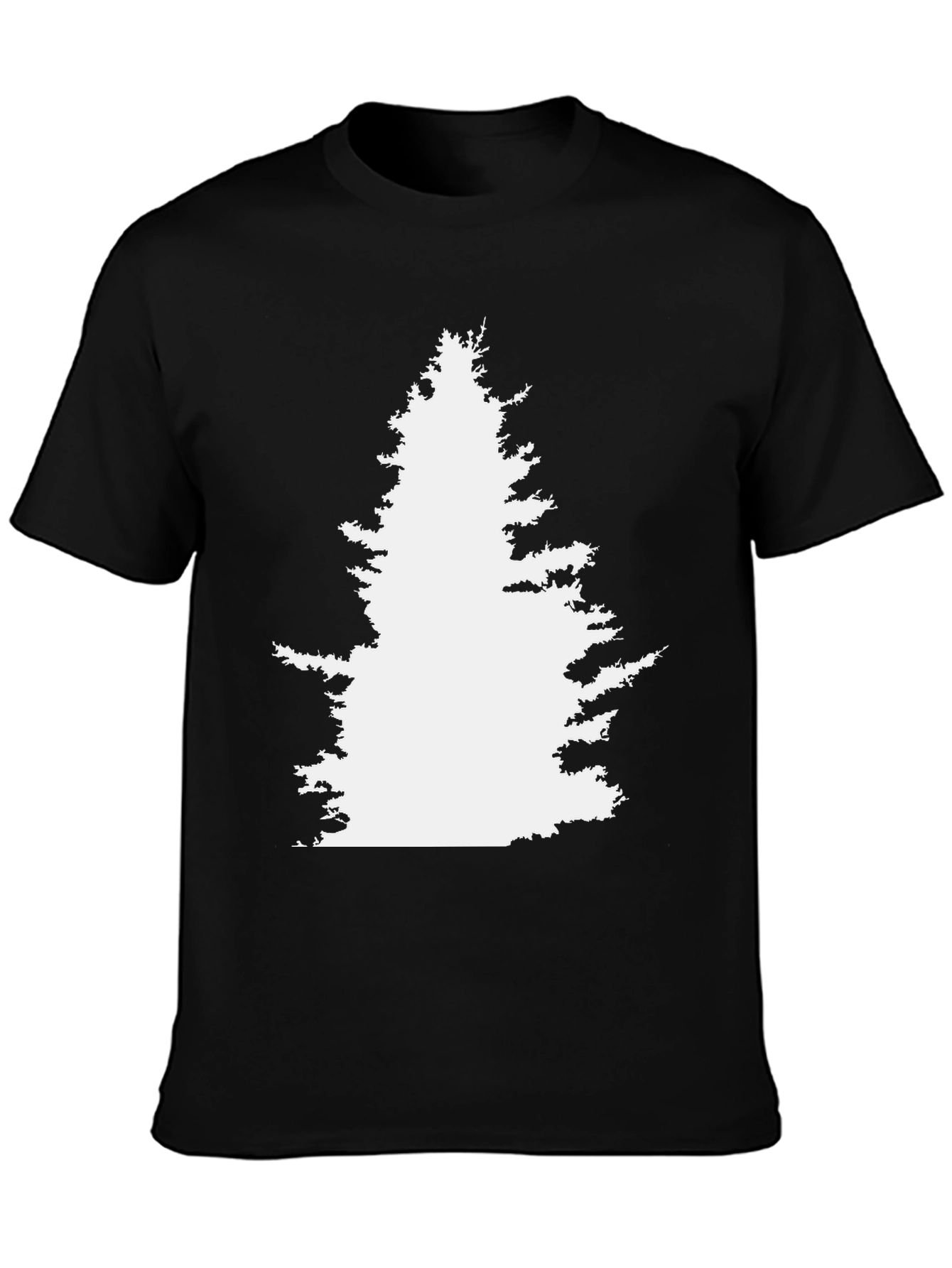 White Tree Silhouette Graphic Tee