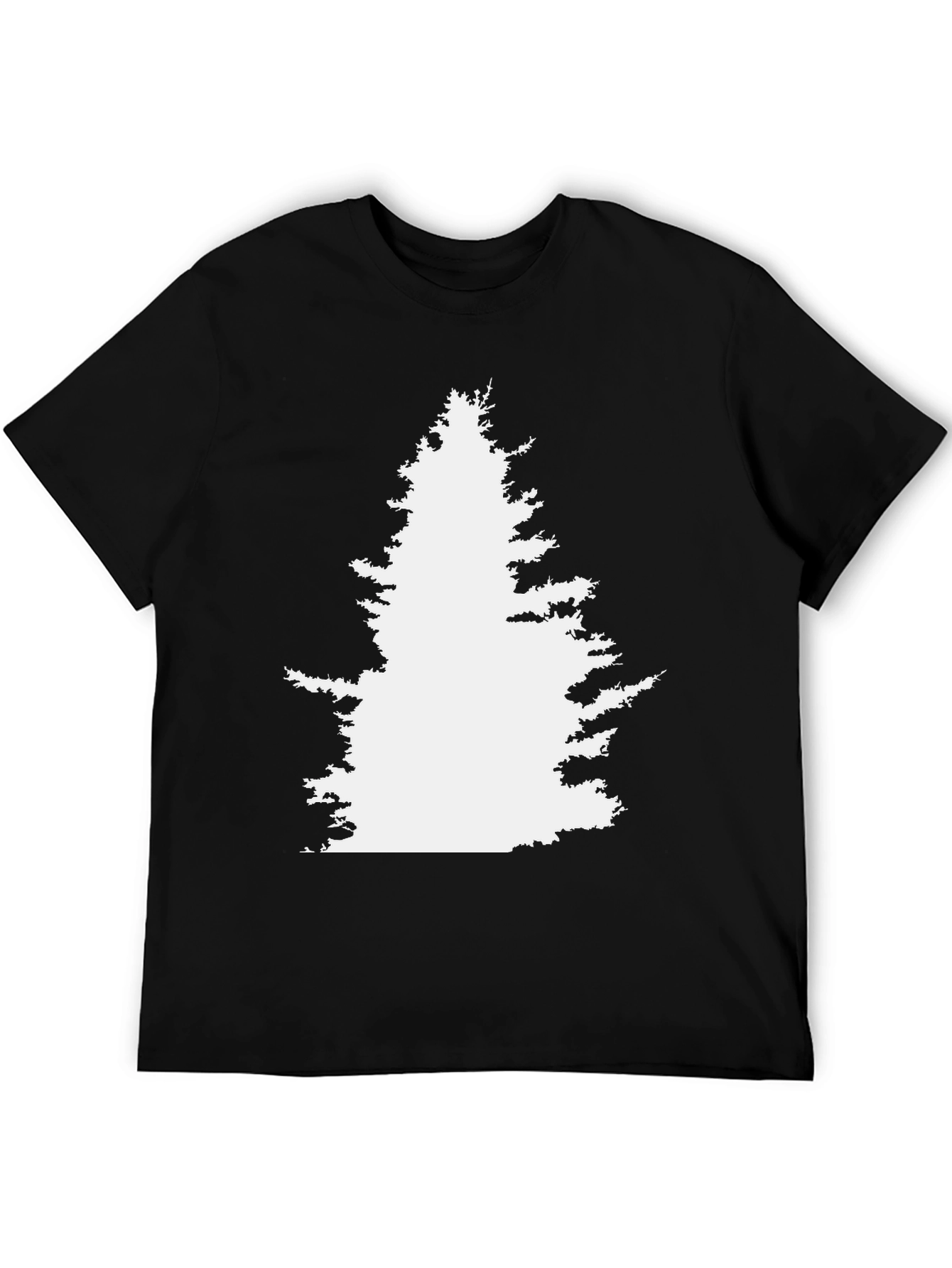 White Tree Silhouette Graphic Tee