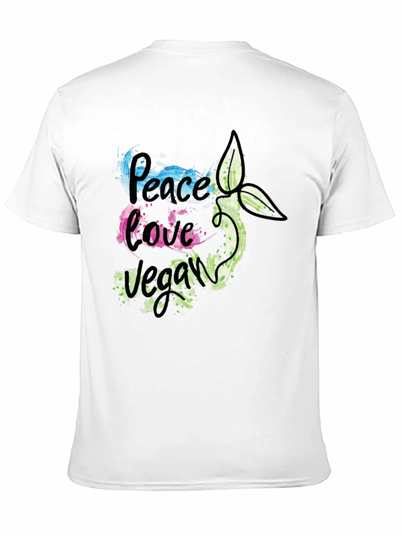 Peace Love Vegan Graphic T-Shirt