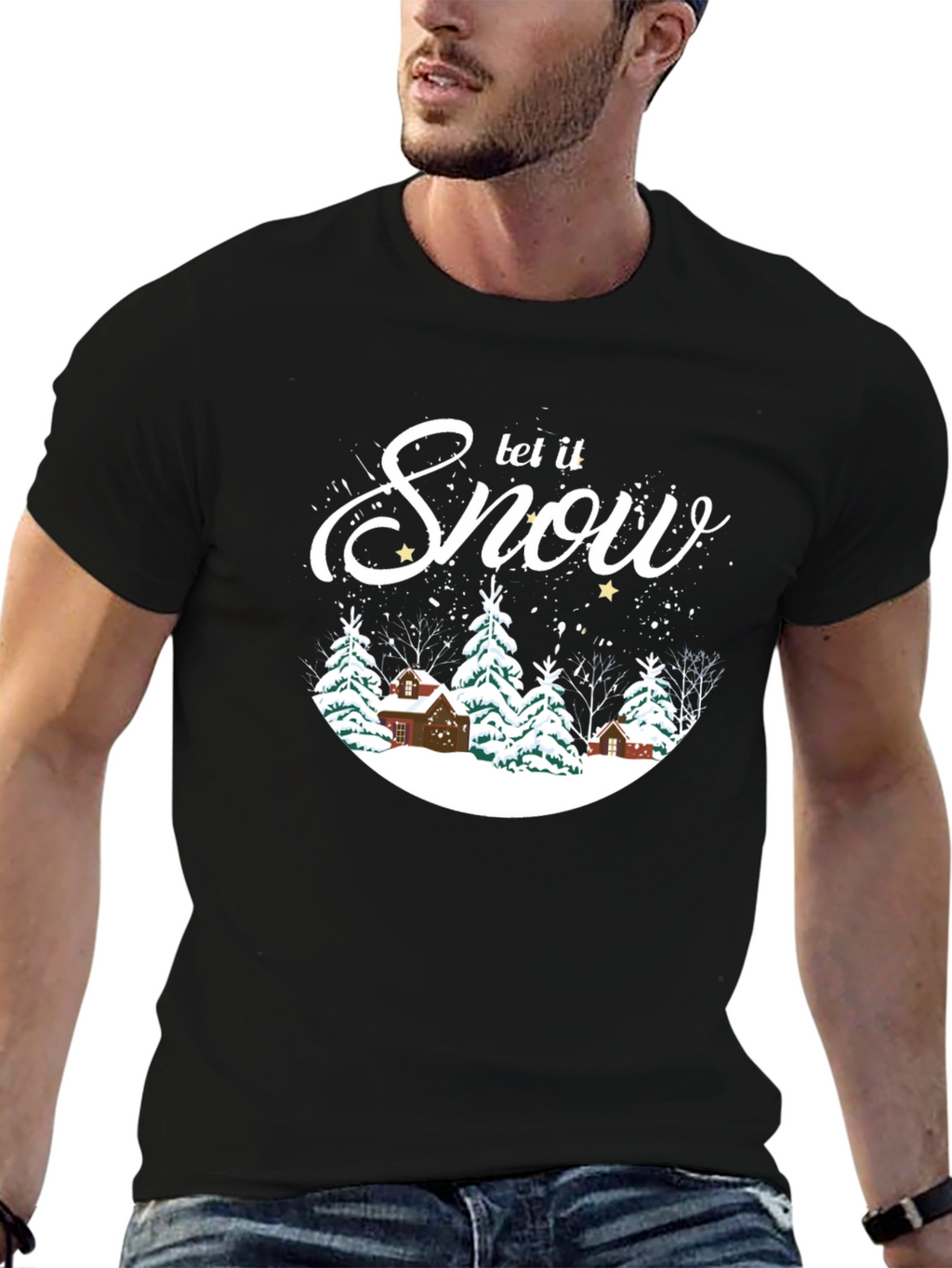 Let it Snow Christmas Graphic T-Shirt