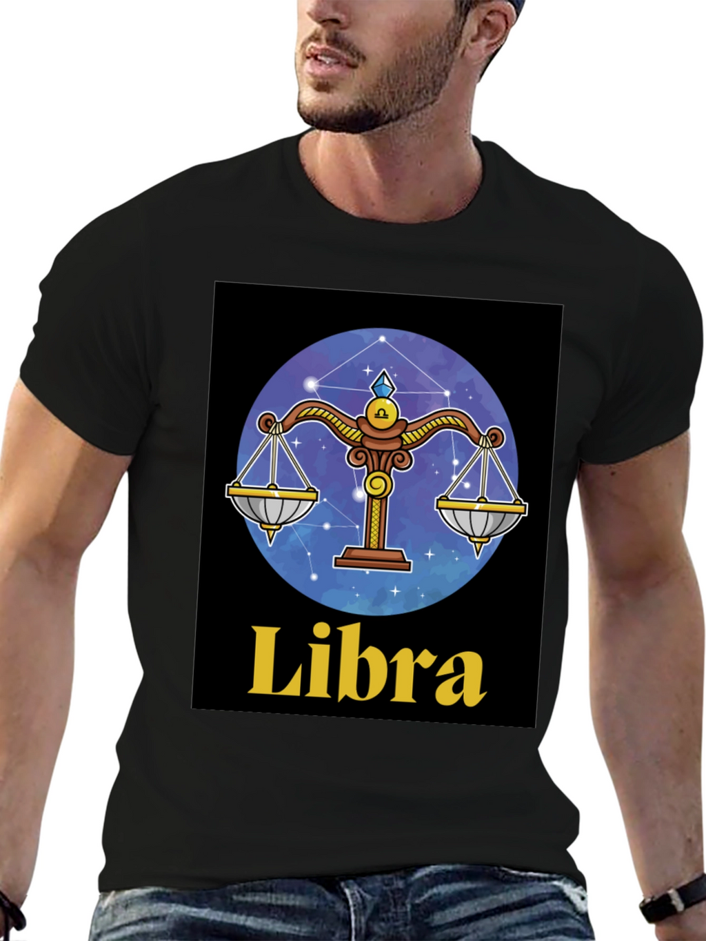 Libra Zodiac Graphic T-Shirt