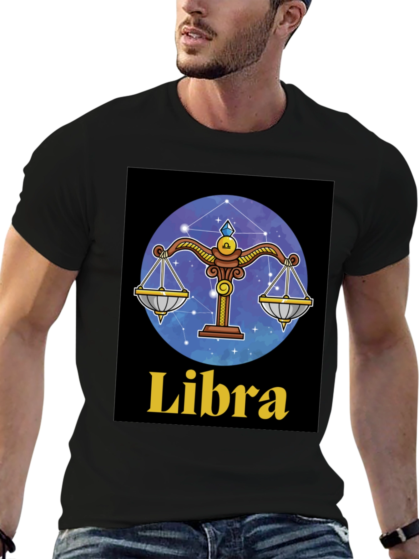 Libra Zodiac Graphic T-Shirt
