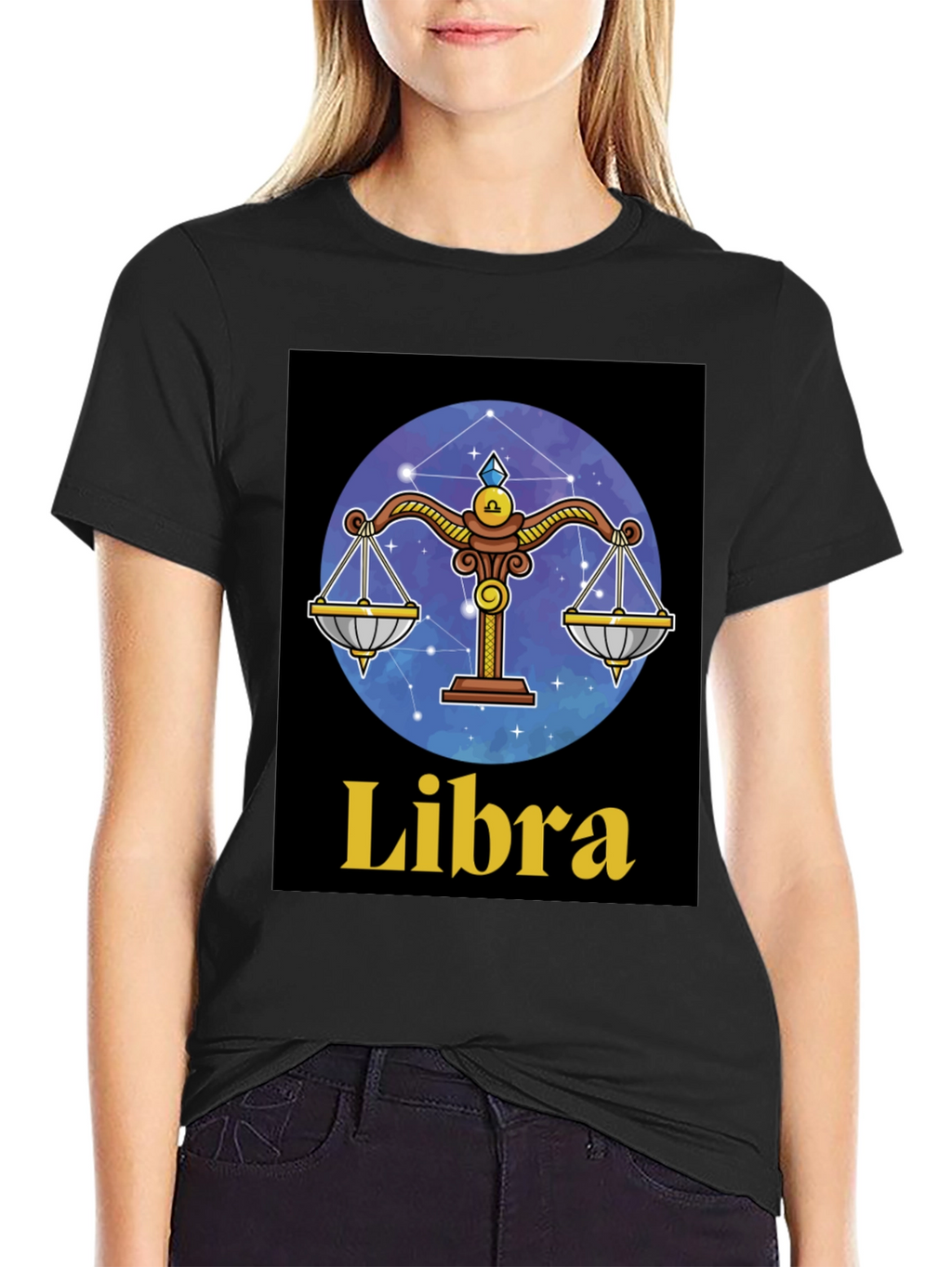 Libra Zodiac Graphic T-Shirt