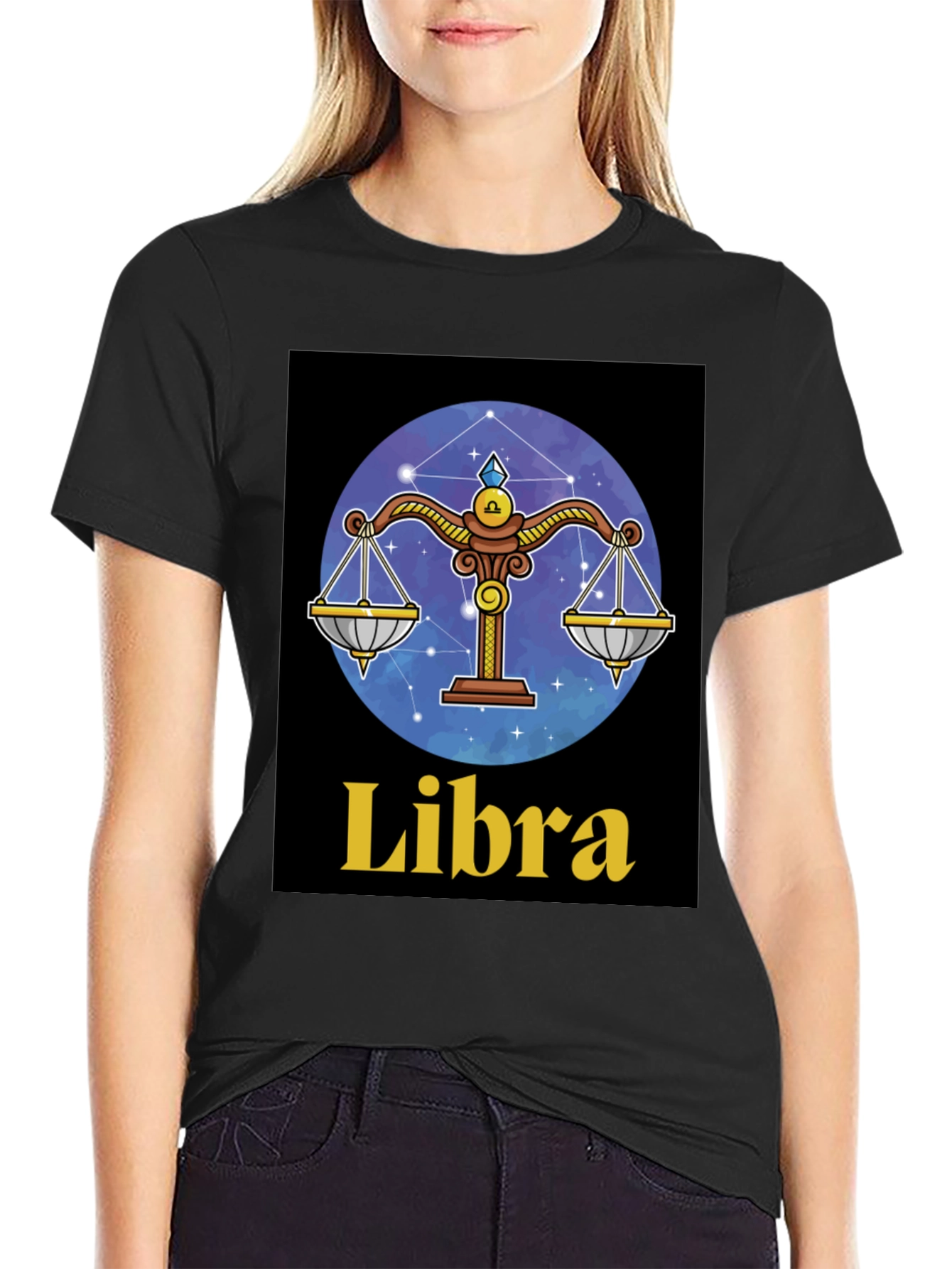 Libra Zodiac Graphic T-Shirt