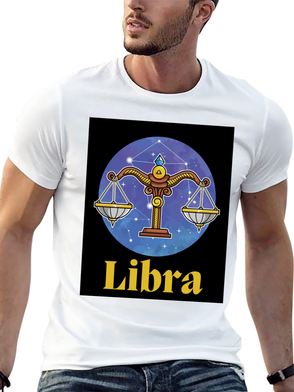 Libra Zodiac Graphic T-Shirt