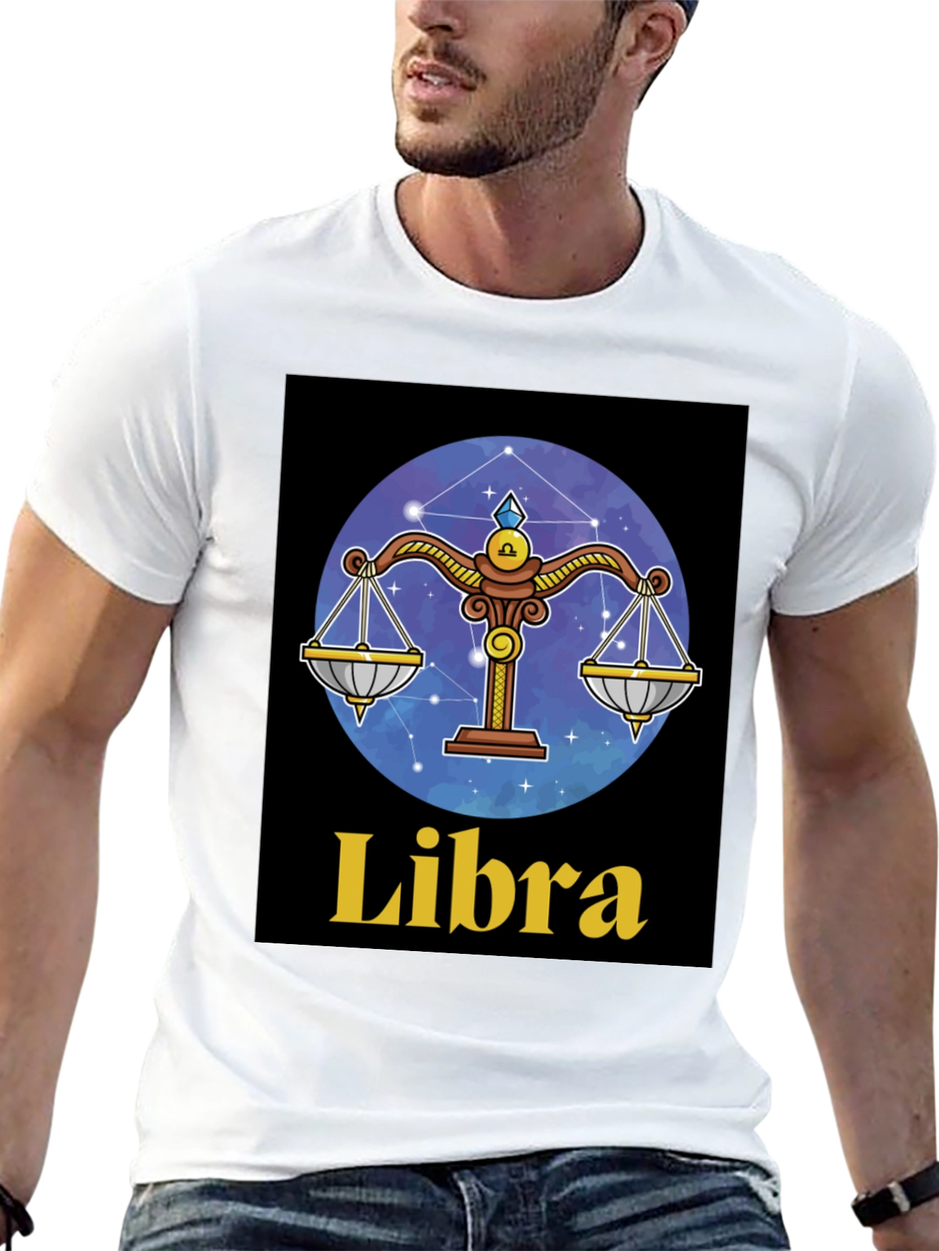 Libra Zodiac Graphic T-Shirt