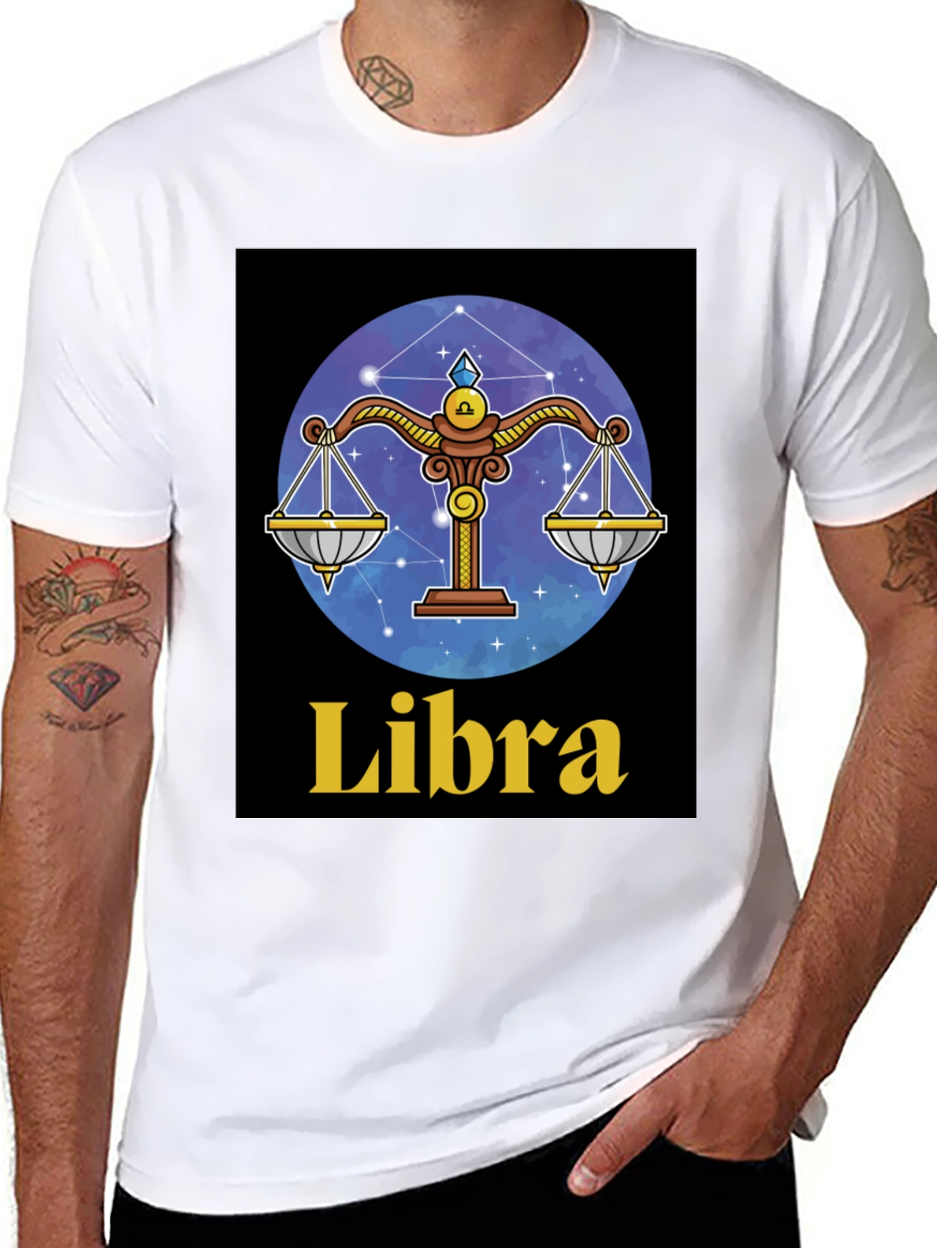 Libra Zodiac Graphic T-Shirt