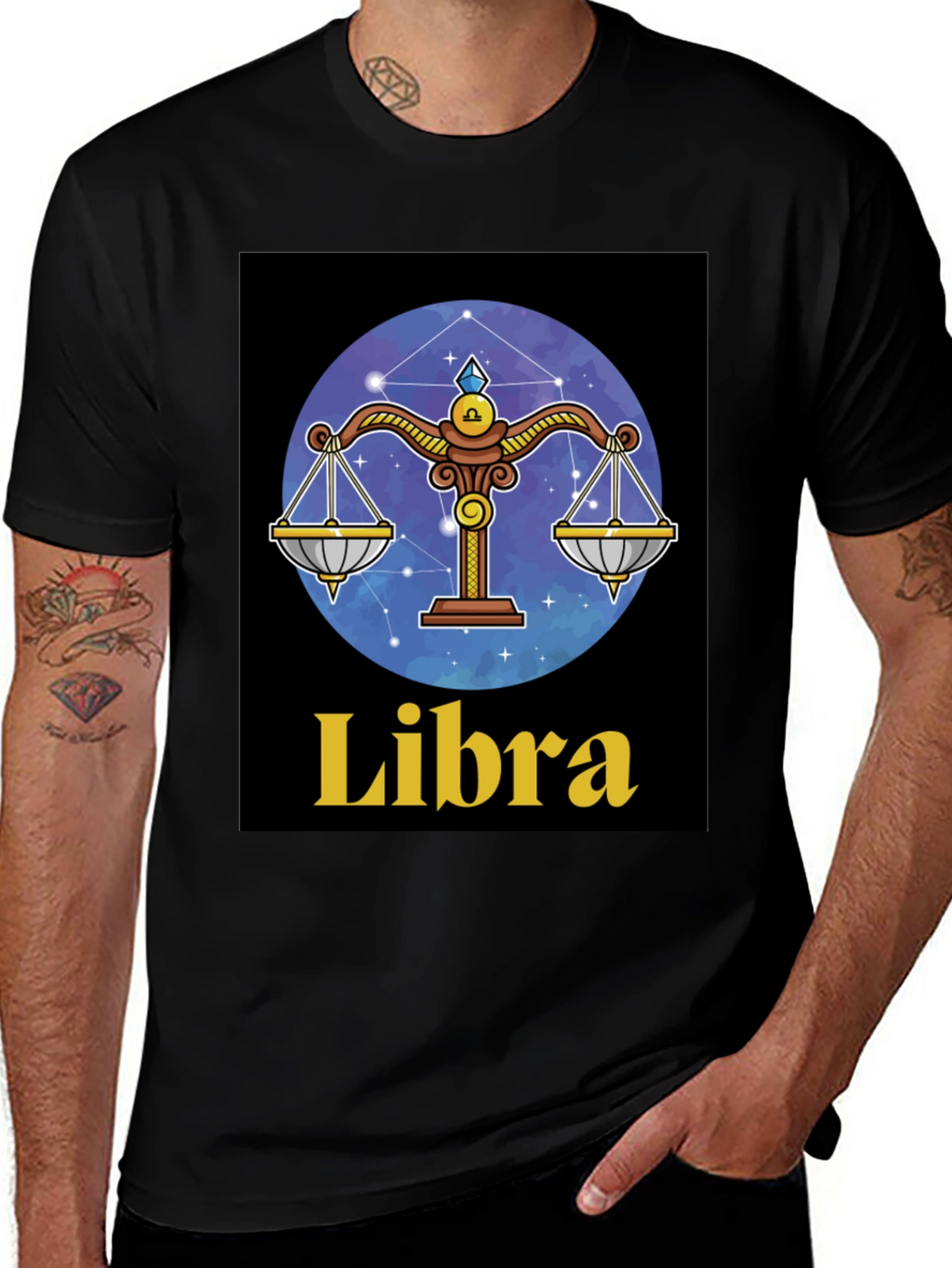 Libra Zodiac Graphic T-Shirt