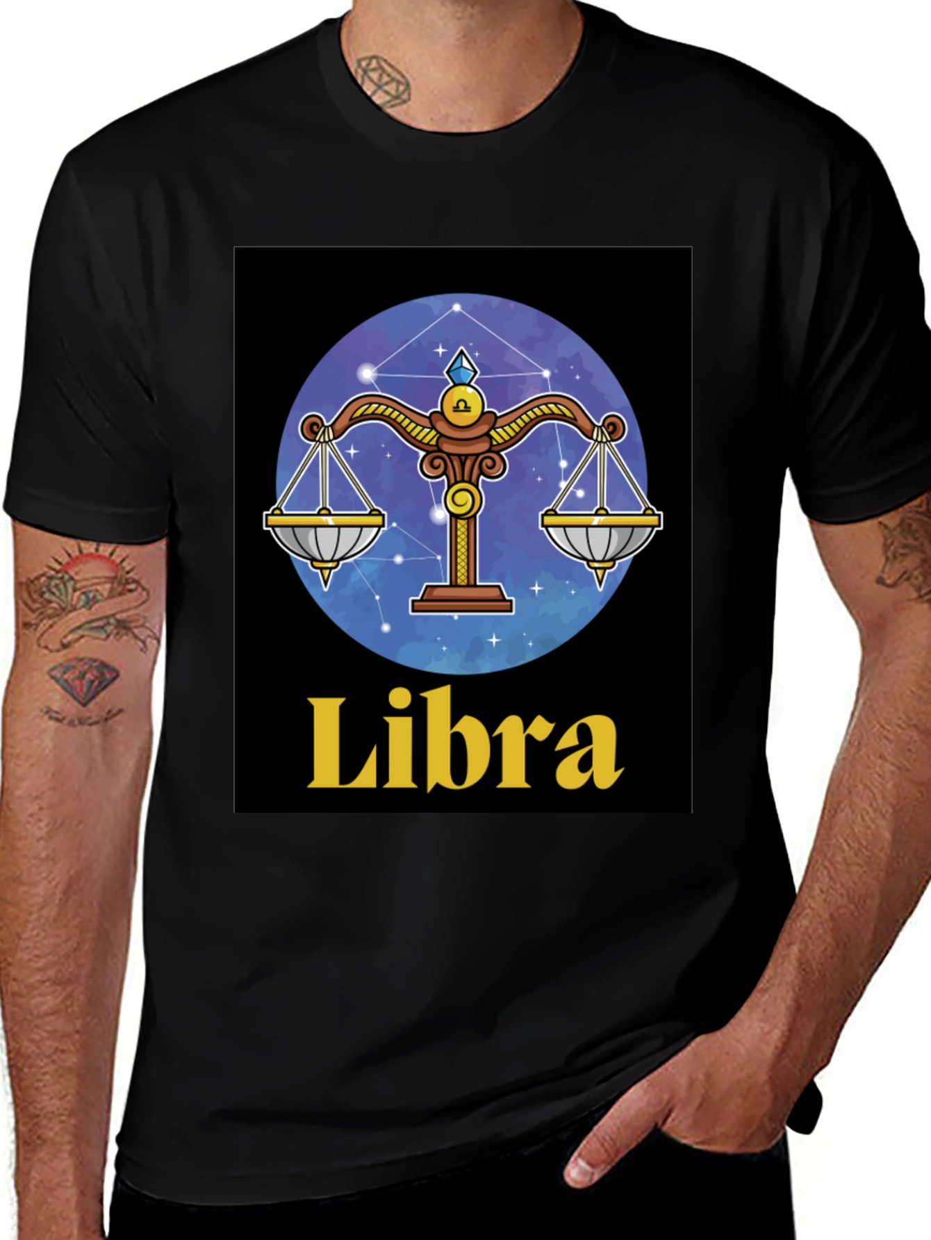Libra Zodiac Graphic T-Shirt