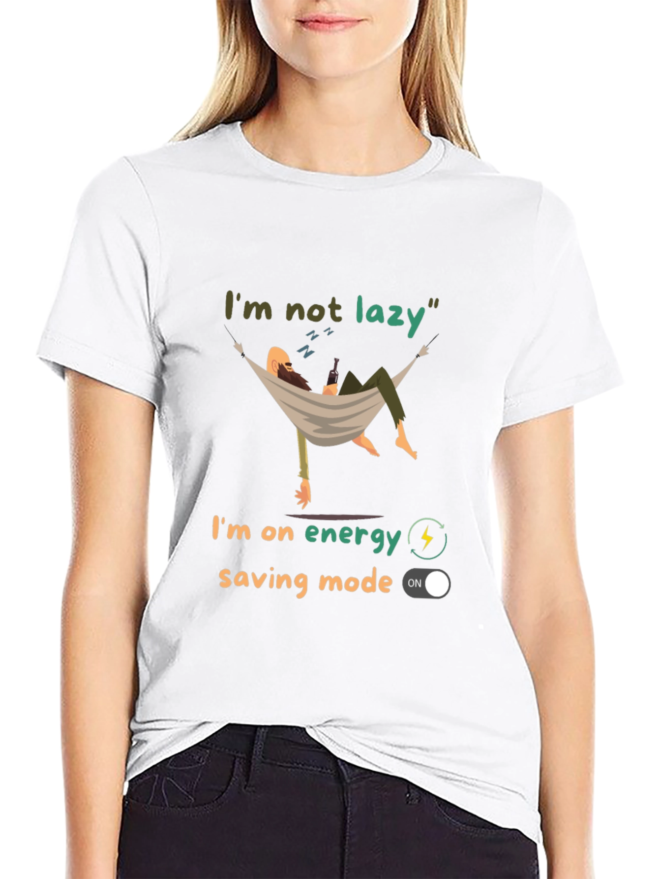 Funny Energy Saving Mode T-Shirt