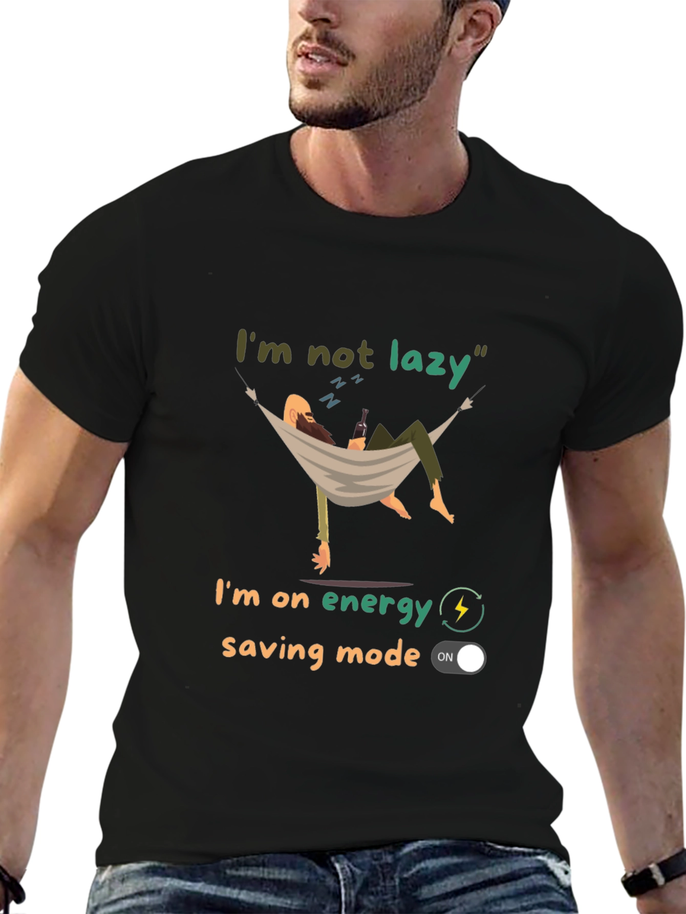 Funny Energy Saving Mode T-Shirt