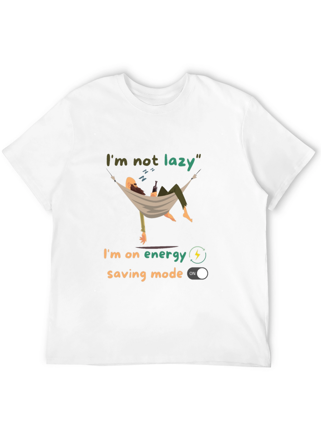 Funny Energy Saving Mode T-Shirt