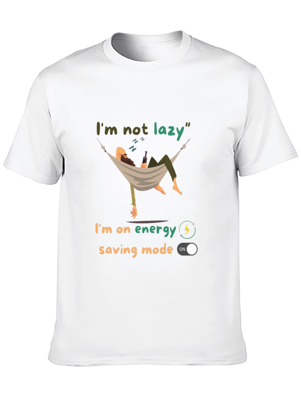 Funny Energy Saving Mode T-Shirt