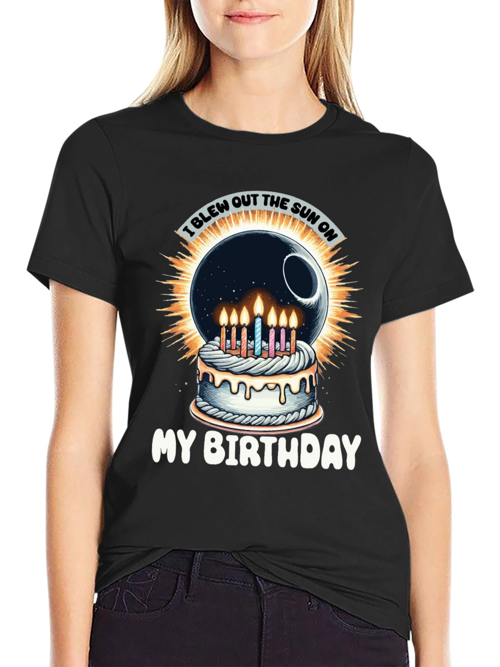 I Blew Out the Sun Birthday T-Shirt