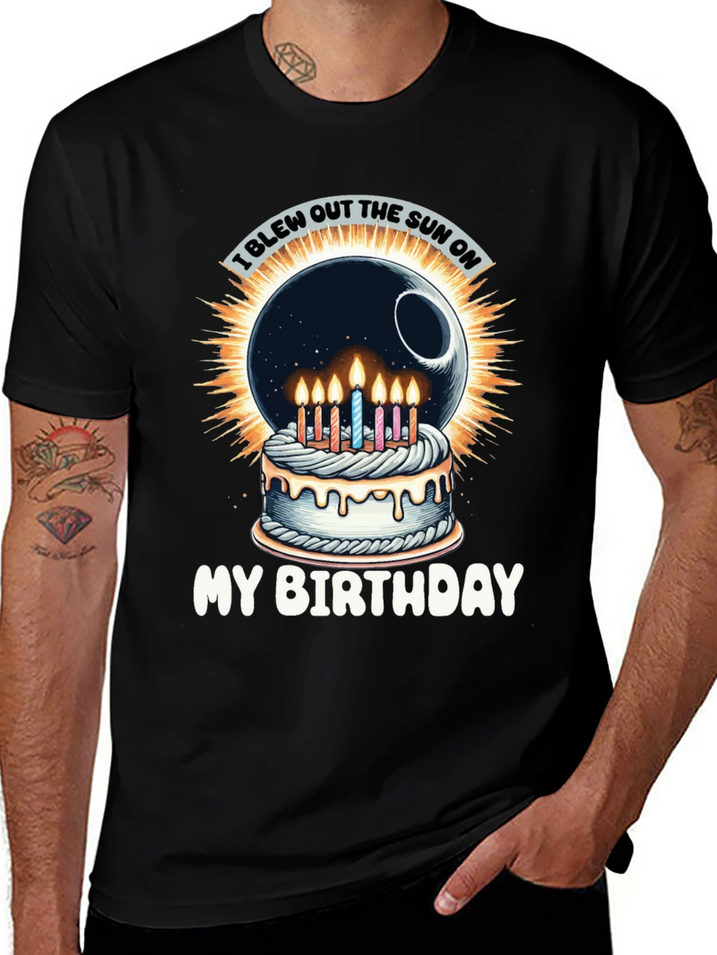 I Blew Out the Sun Birthday T-Shirt