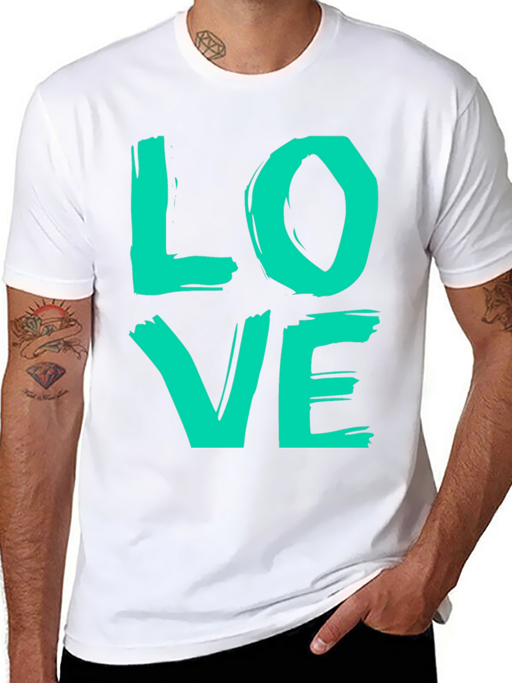 Love Graphic T-Shirt - Trendy Casual Tee