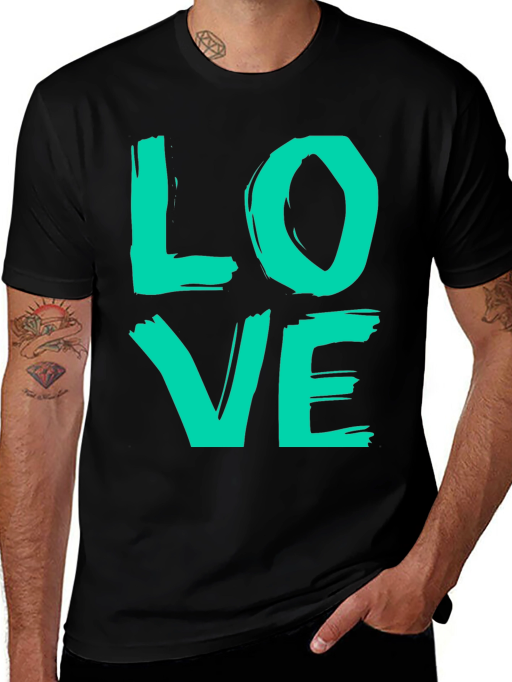 Love Graphic T-Shirt - Trendy Casual Tee