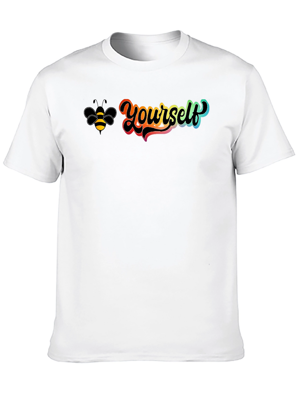 Be Yourself Graphic Tee - Black