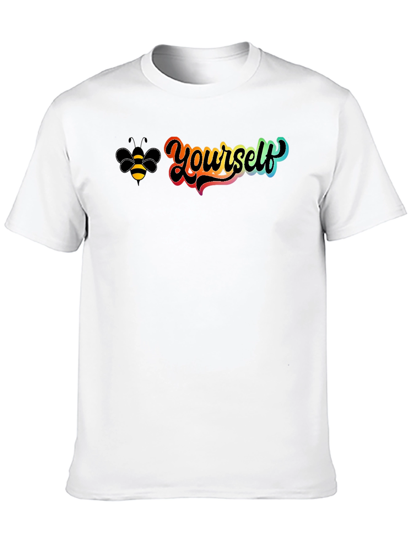 Be Yourself Graphic Tee - Black