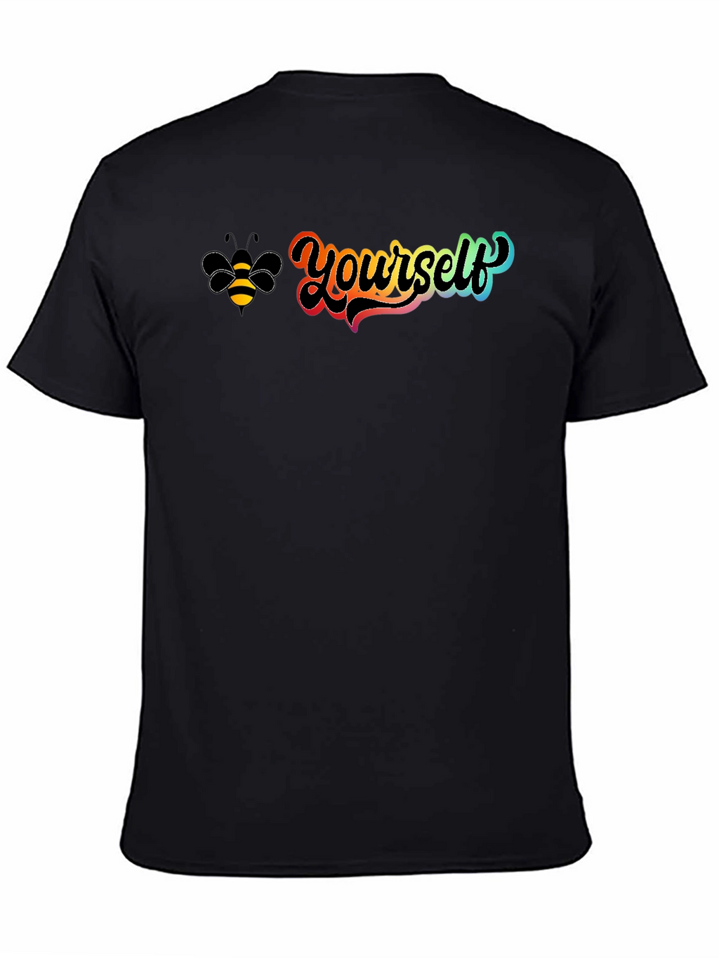 Be Yourself Graphic Tee - Black