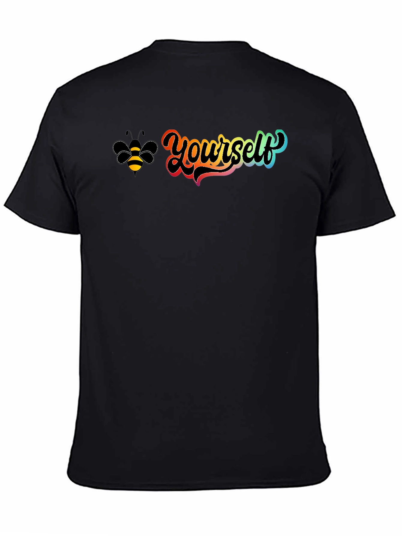 Be Yourself Graphic Tee - Black