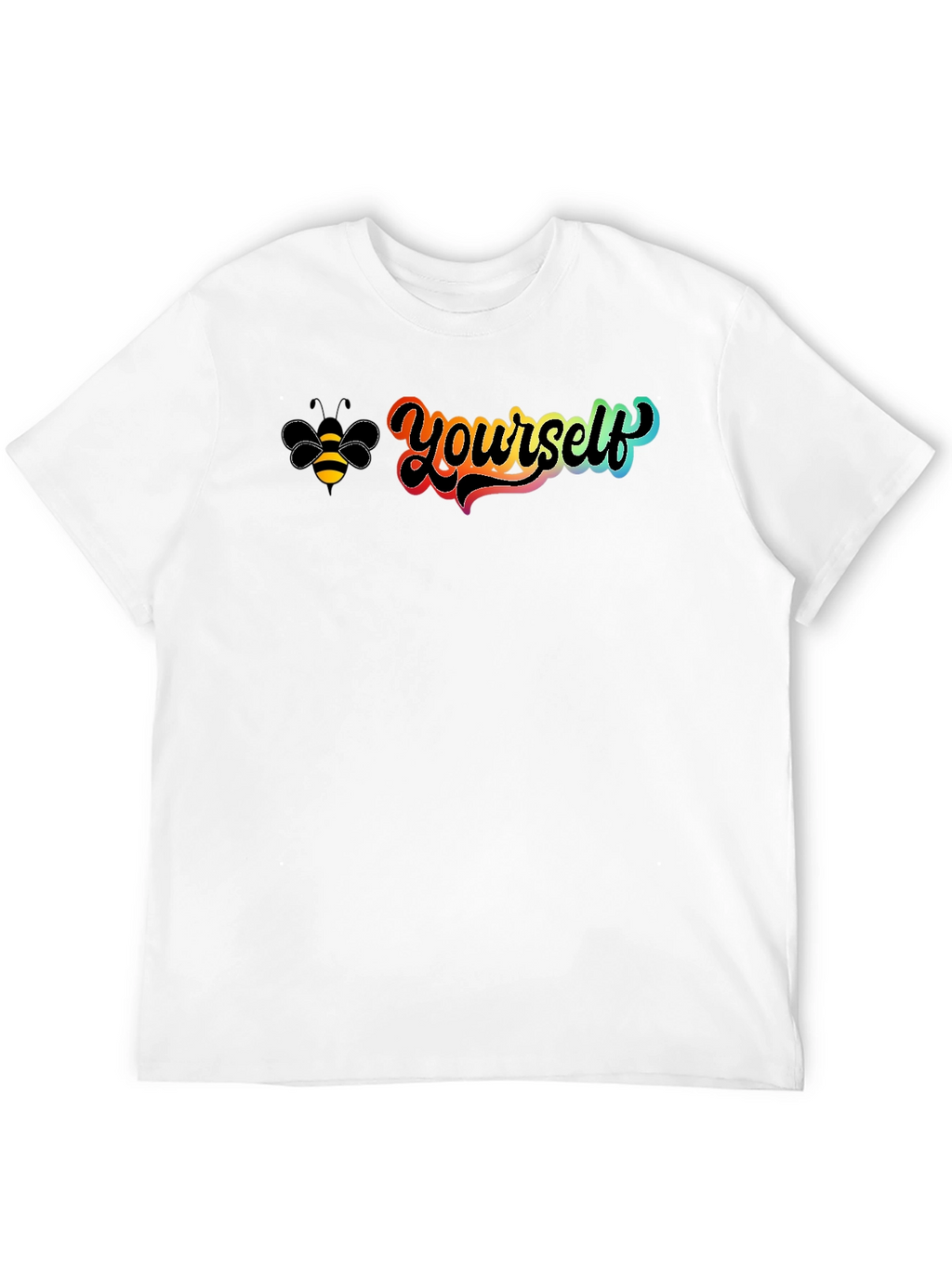 Be Yourself Graphic Tee - Black