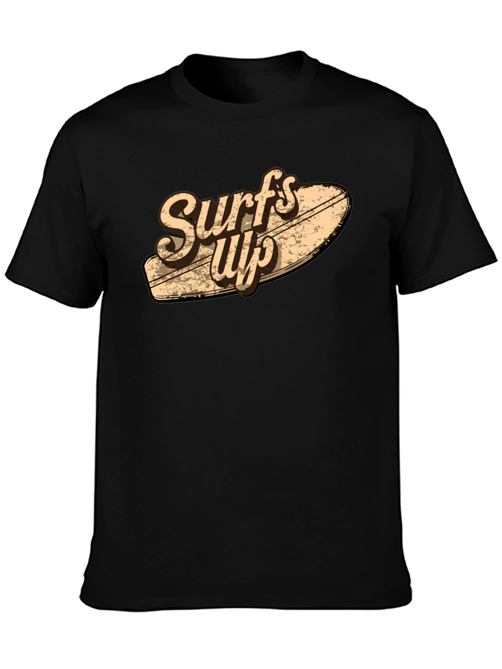 Surfs Up Graphic Tee - Black