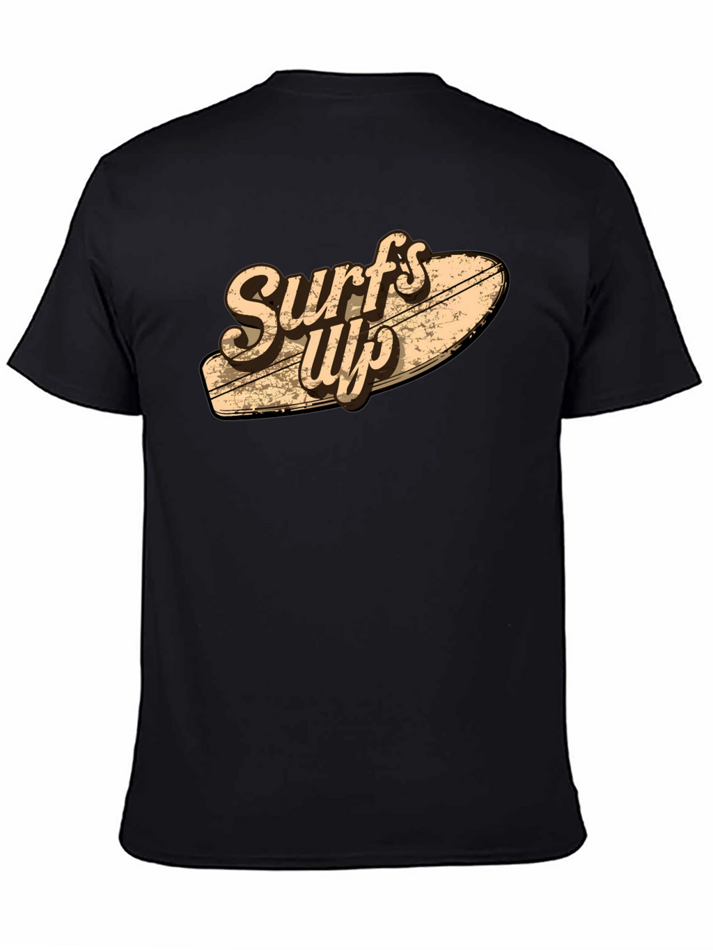 Surfs Up Graphic Tee - Black