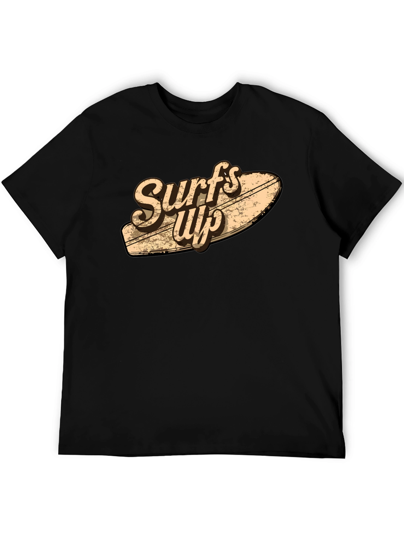Surfs Up Graphic Tee - Black
