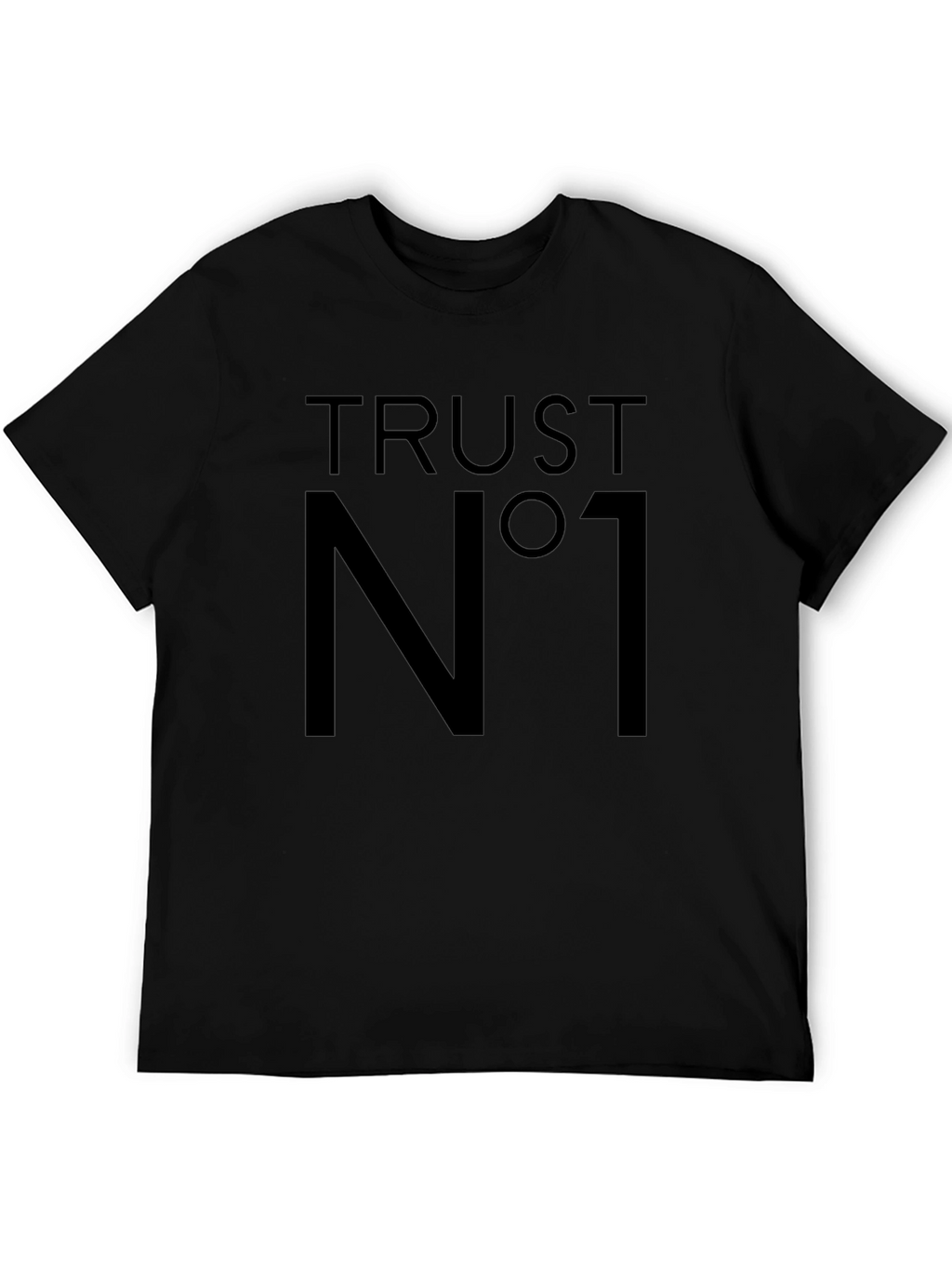 Trust No One Black Graphic Tee