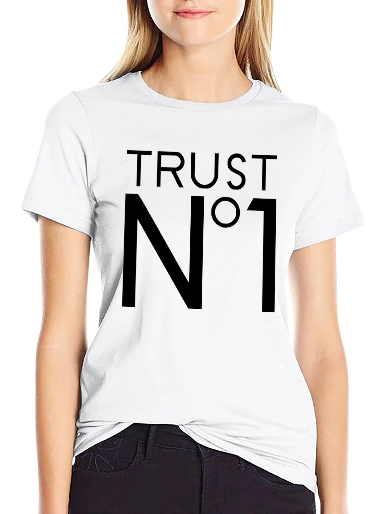 Trust No One Black Graphic Tee
