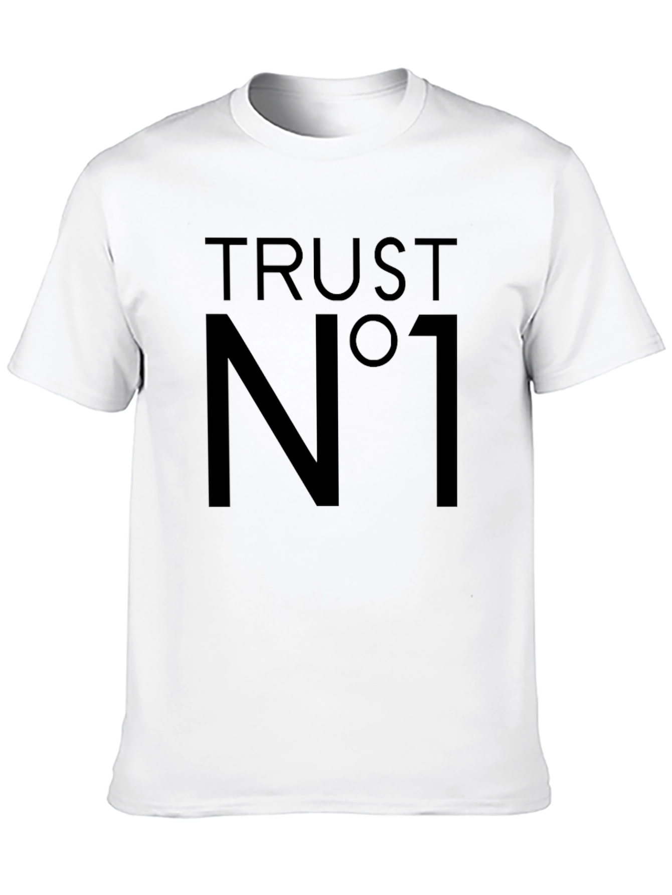 Trust No One Black Graphic Tee